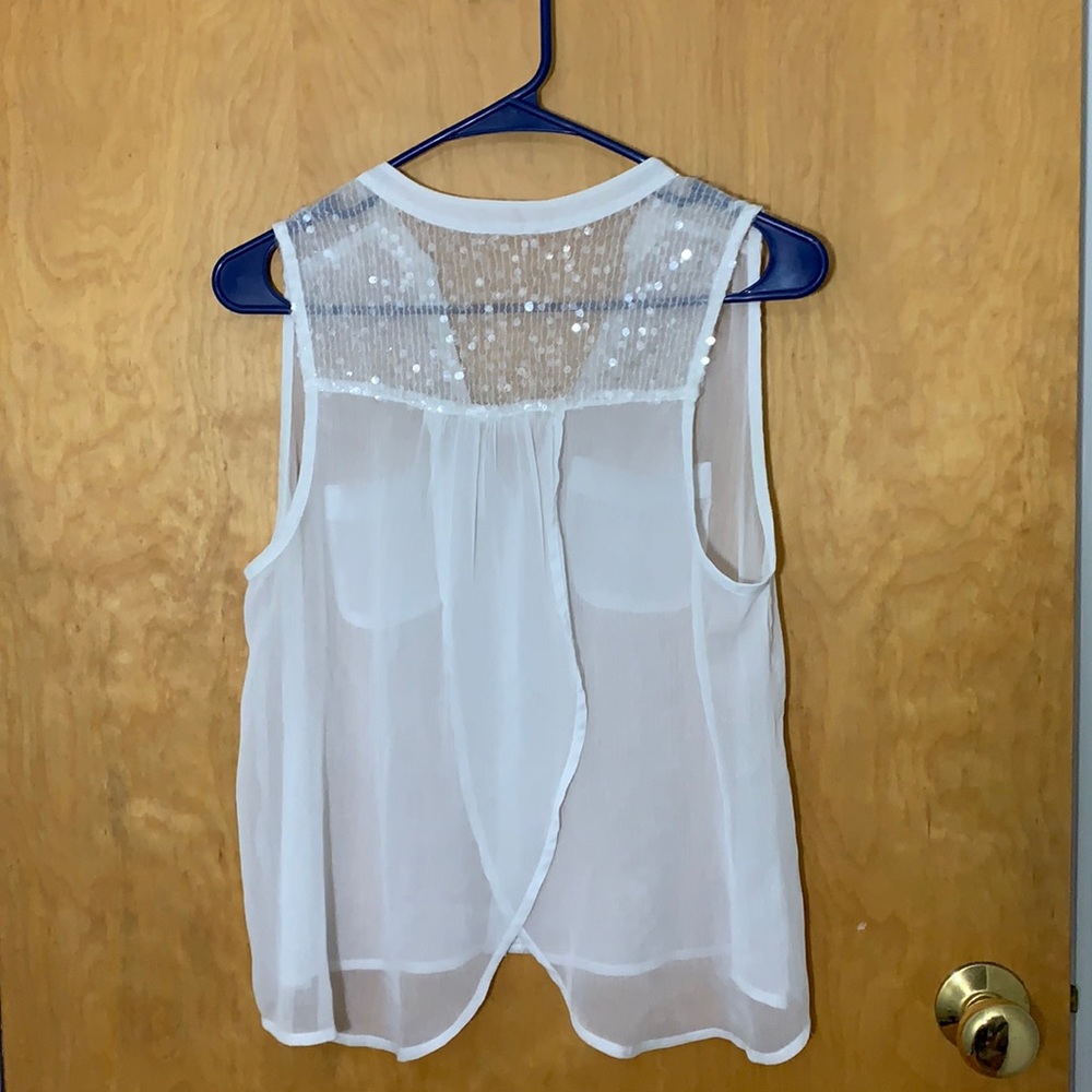 Hollister Sequence open back sheer tank